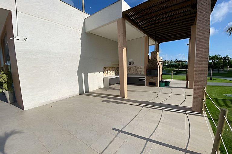 Flat em Resort completo