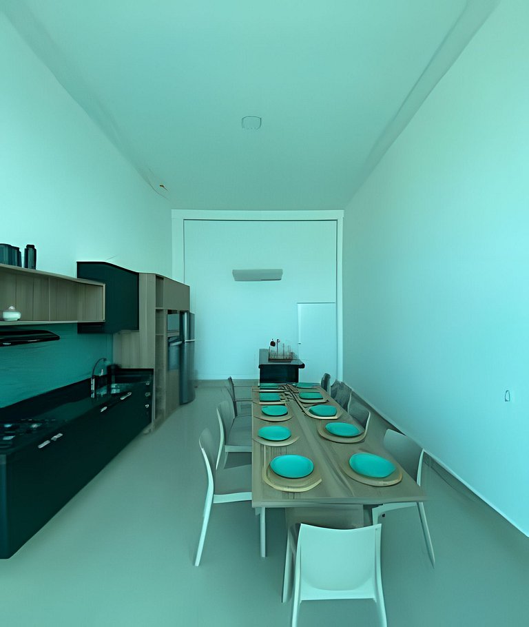 Flat em Resort completo