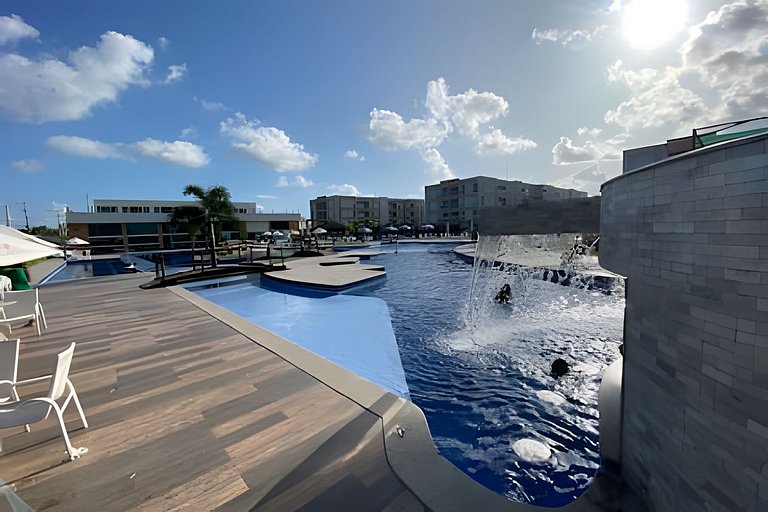 Flat em Resort completo
