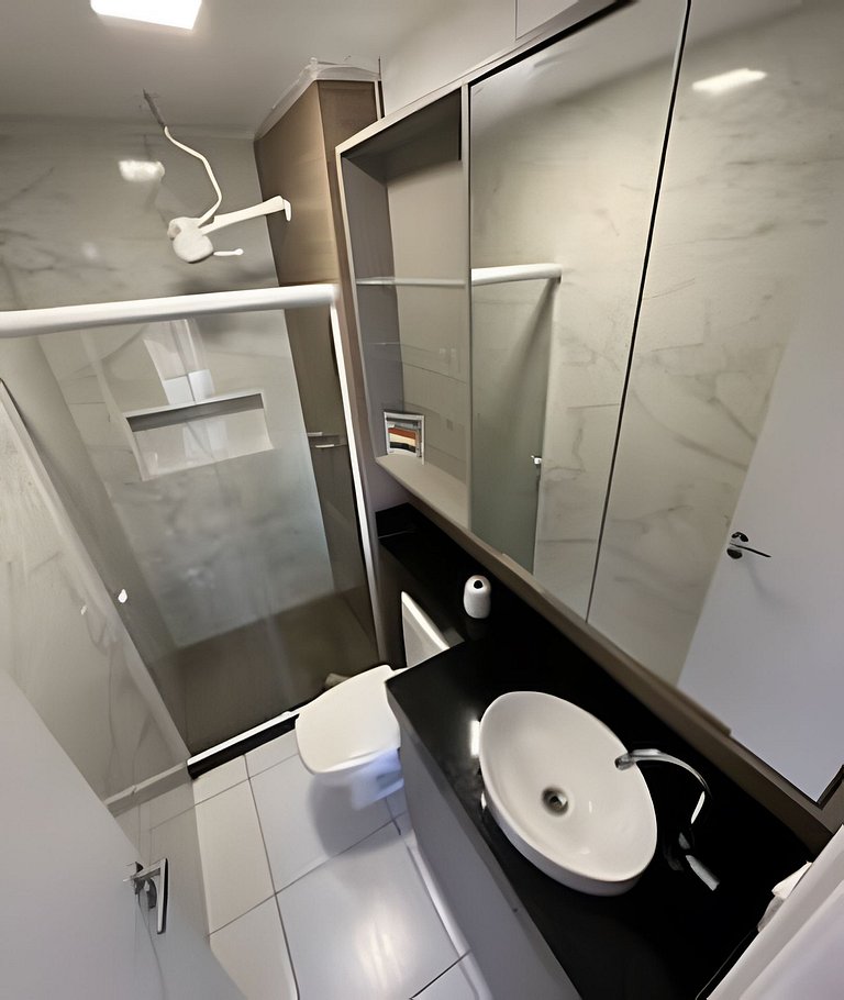 Flat em Resort completo