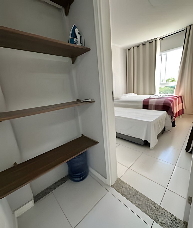 Flat em Resort completo