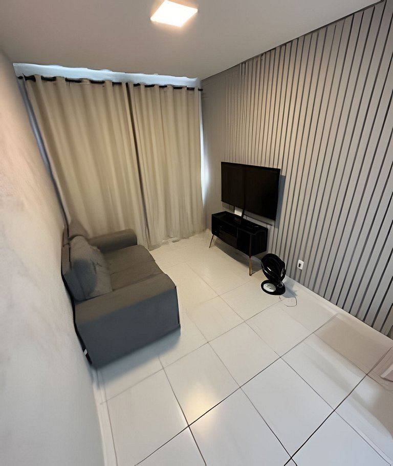 Flat em Resort completo
