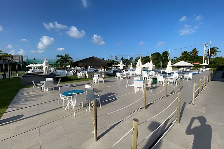 Flat em Resort completo