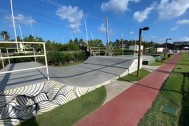 Flat em Resort completo