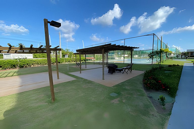 Flat em Resort completo