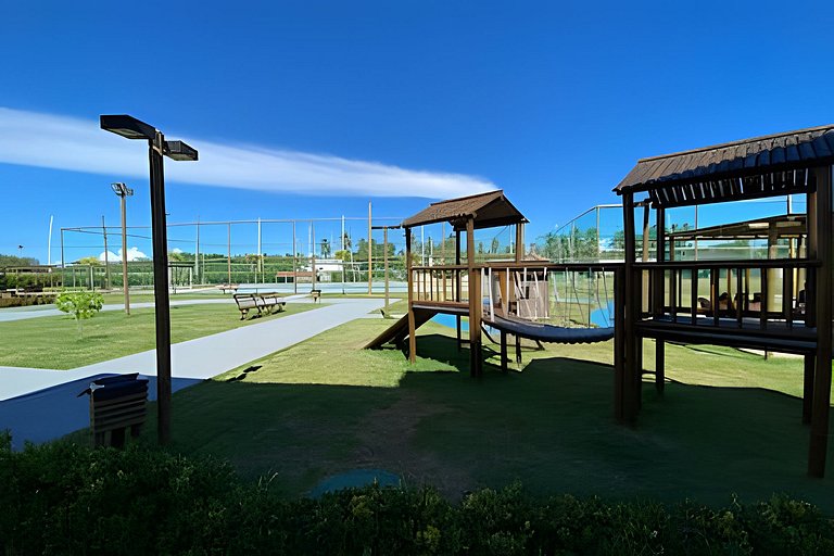 Flat em Resort completo