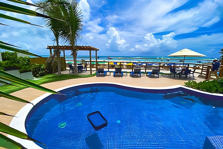 #Apto Luxo Vista para as piscinas naturais centro