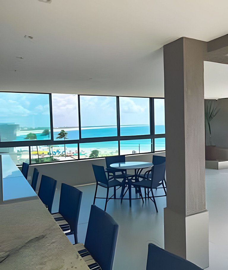 #Apto Luxo Vista para as piscinas naturais centro