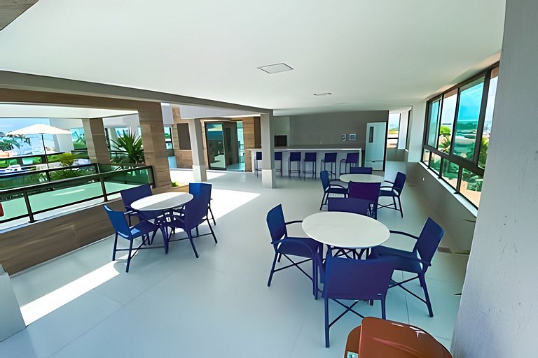 #Apto Luxo Vista para as piscinas naturais centro