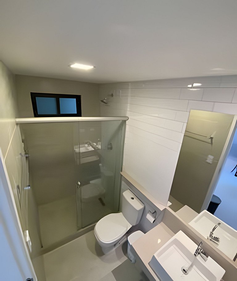 Flat Premium vista Mar no centro