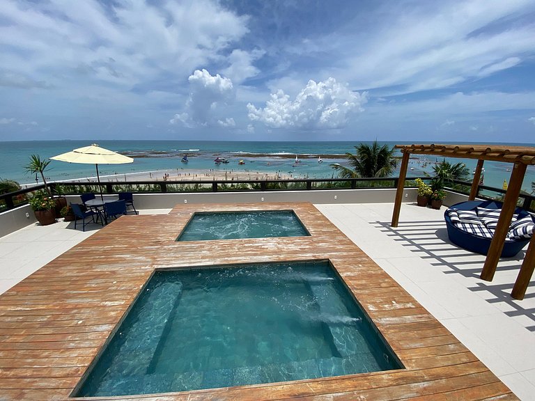 Vista mar piscinas naturais vila