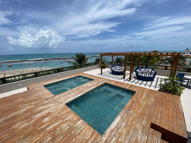 Vista mar piscinas naturais vila