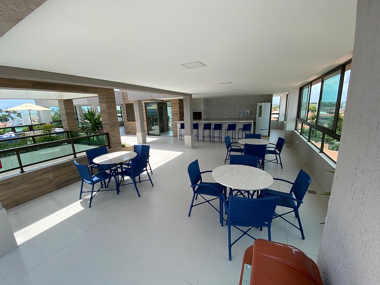 #Apto Luxo Vista para as piscinas naturais centro