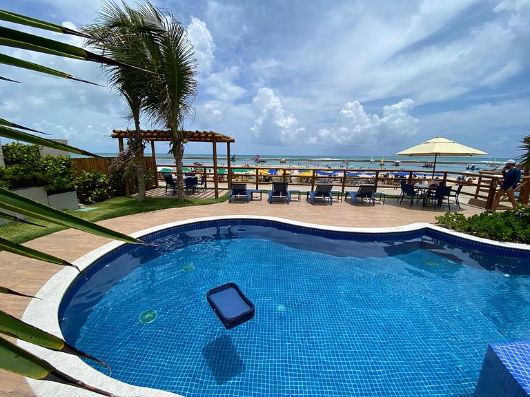 #Apto Luxo Vista para as piscinas naturais centro