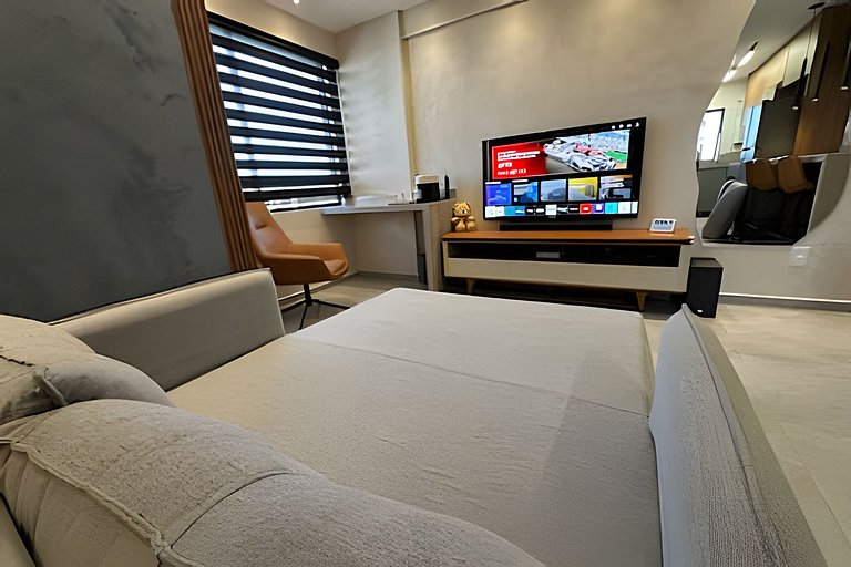 Flat Luxo vista mar boa viagem