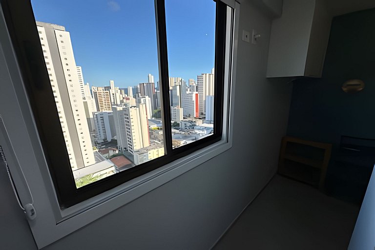 Flat Luxo vista mar boa viagem
