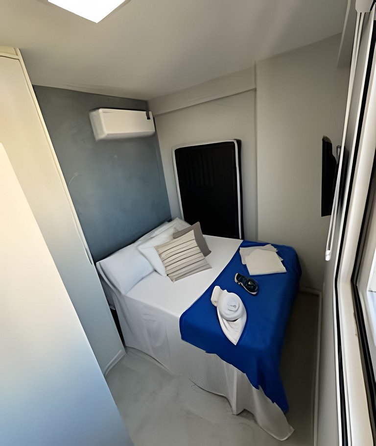 Flat Luxo vista mar boa viagem