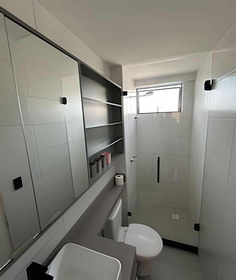 Flat Luxo vista mar boa viagem