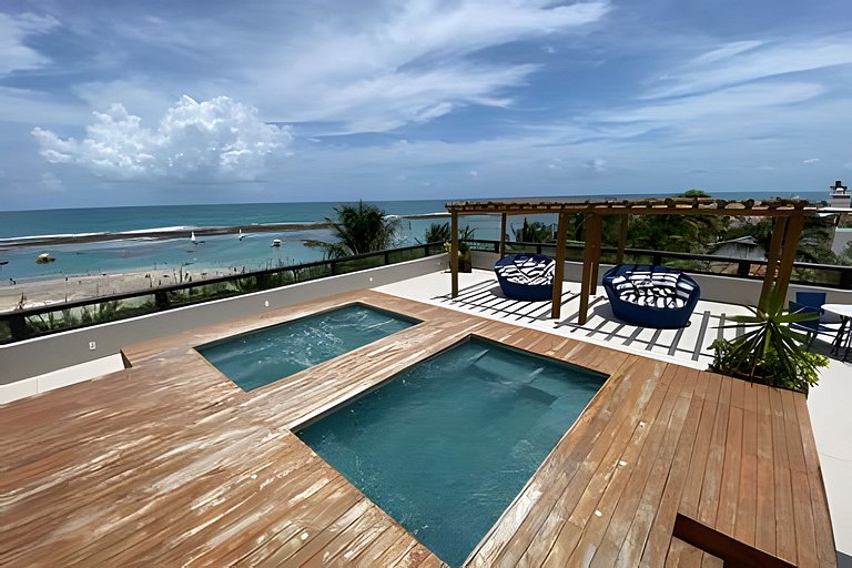 Vista mar piscinas naturais vila