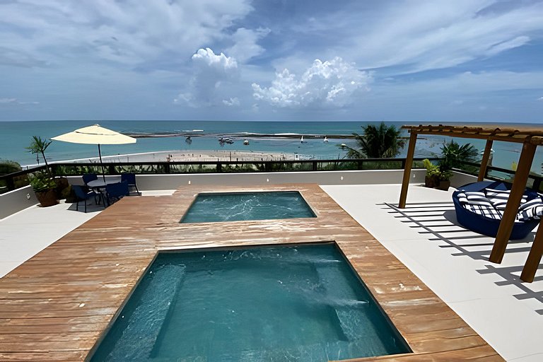 Vista mar piscinas naturais vila