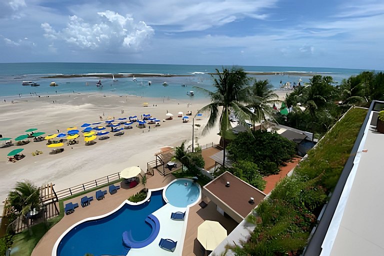 Vista mar piscinas naturais vila